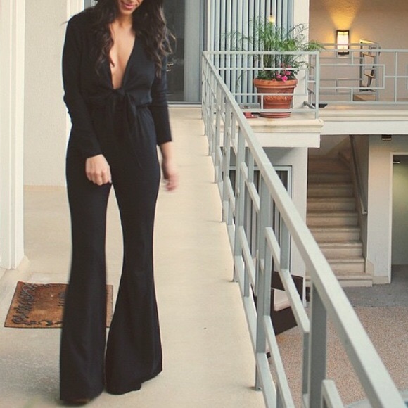 Stone Cold Fox Pants - Stone Cold Fox Stardust Jumpsuit Black S/XS